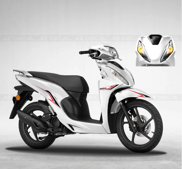 Dán xe Vision có bị phạt không? Các loại dán xe phổ biến hiện nay