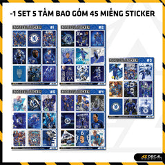 Sticker Dán Ô Tô, Xe Máy, Xe Điện, Xe Đạp, Mũ Bảo Hiểm | Football FB-010 CHELSEA