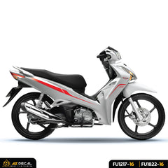 Tem dán xe Honda Future 125 Fi đỏ trắng