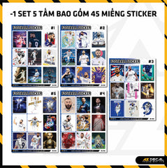 Sticker Dán Ô Tô, Xe Máy, Xe Điện, Xe Đạp, Mũ Bảo Hiểm | Football FB-016 BENZEMA