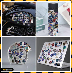 Sticker Dán Ô Tô, Xe Máy, Xe Điện, Xe Đạp, Mũ Bảo Hiểm | Football FB-016 BENZEMA