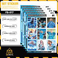 Sticker Dán Ô Tô, Xe Máy, Xe Điện, Xe Đạp, Mũ Bảo Hiểm | Football FB-017 HAALAND