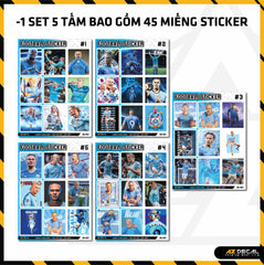 Sticker Dán Ô Tô, Xe Máy, Xe Điện, Xe Đạp, Mũ Bảo Hiểm | Football FB-017 HAALAND