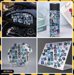 Sticker Dán Ô Tô, Xe Máy, Xe Điện, Xe Đạp, Mũ Bảo Hiểm | Football FB-017 HAALAND