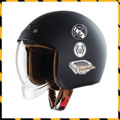 Sticker Dán Xe Máy, Xe Điện, Xe Đạp, Mũ Bảo Hiểm | Bóng Đá - Real Madrid