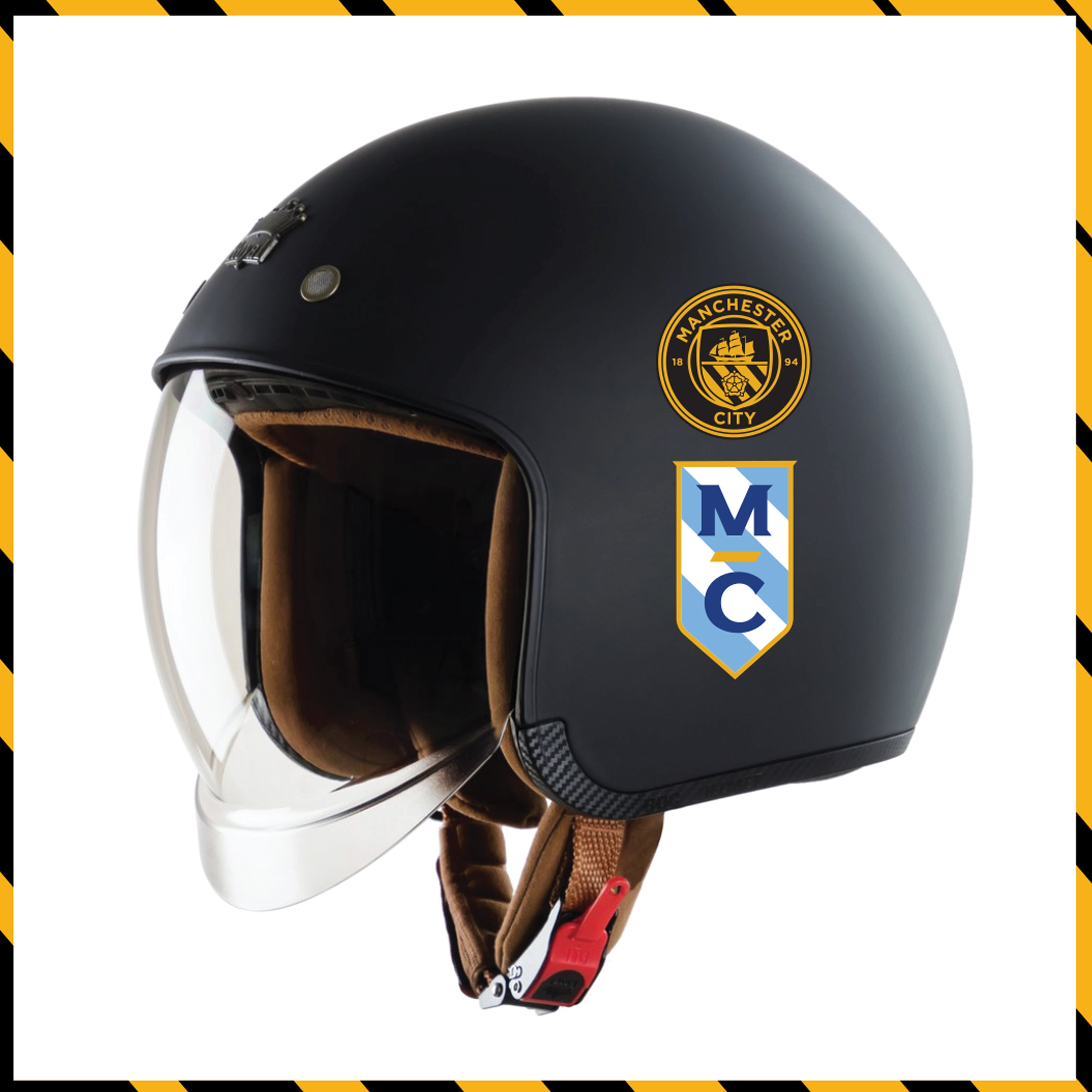 Sticker Dán Xe Máy, Xe Điện, Xe Đạp, Mũ Bảo Hiểm | Bóng Đá - Manchester City