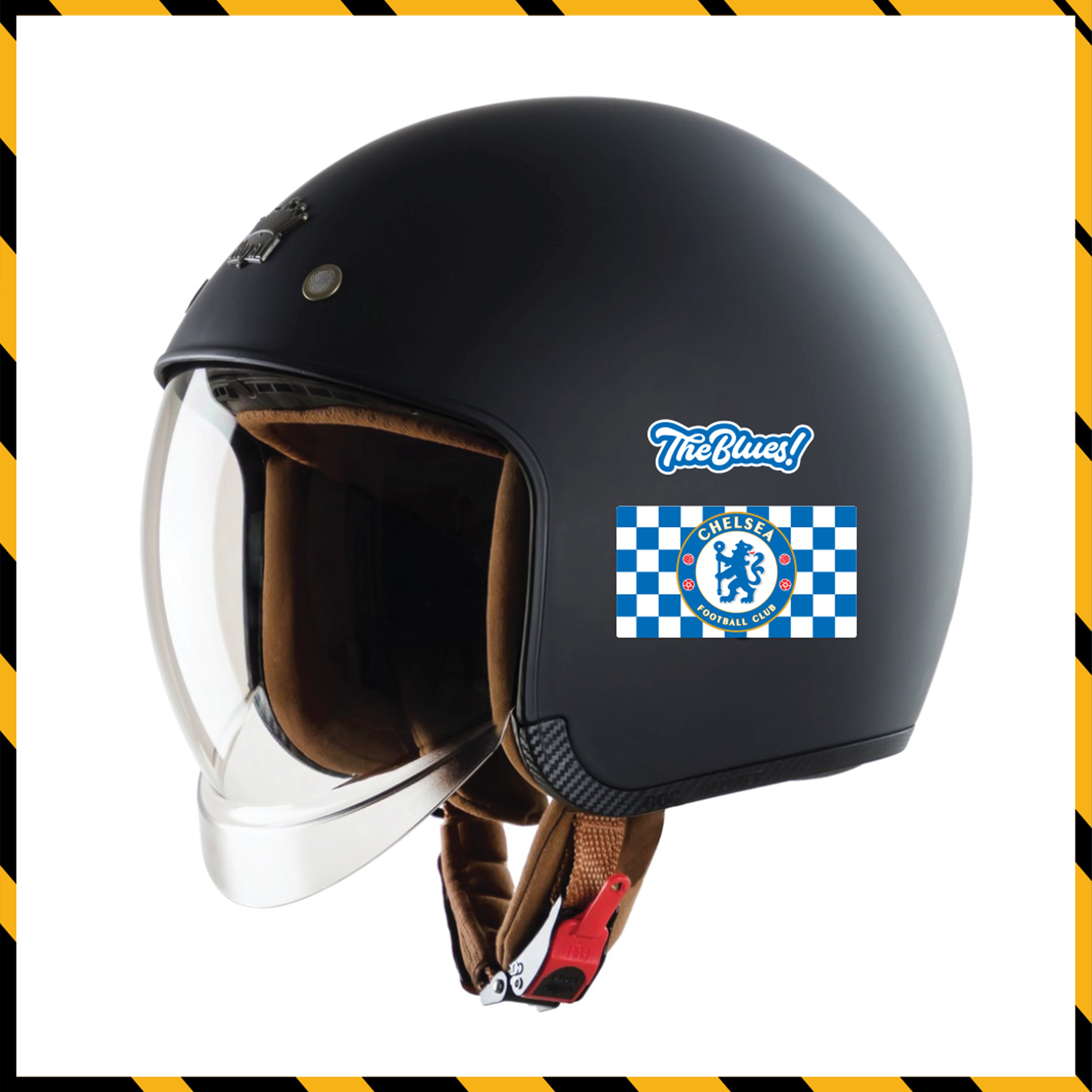 Sticker Dán Xe Máy, Xe Điện, Xe Đạp, Mũ Bảo Hiểm | Bóng Đá - Chelsea