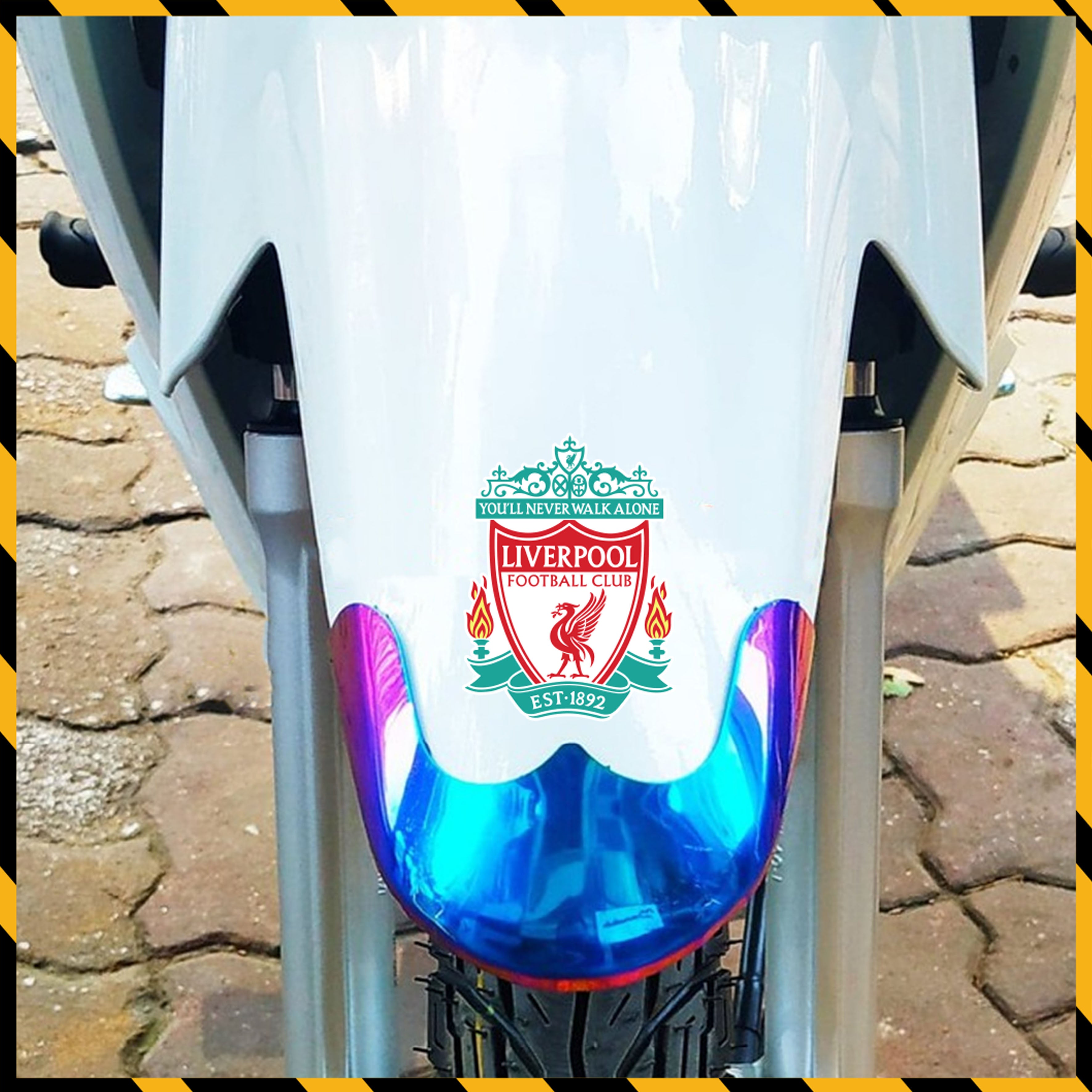 Sticker Dán Xe Máy, Xe Điện, Xe Đạp, Mũ Bảo Hiểm | Bóng Đá - Liverpool