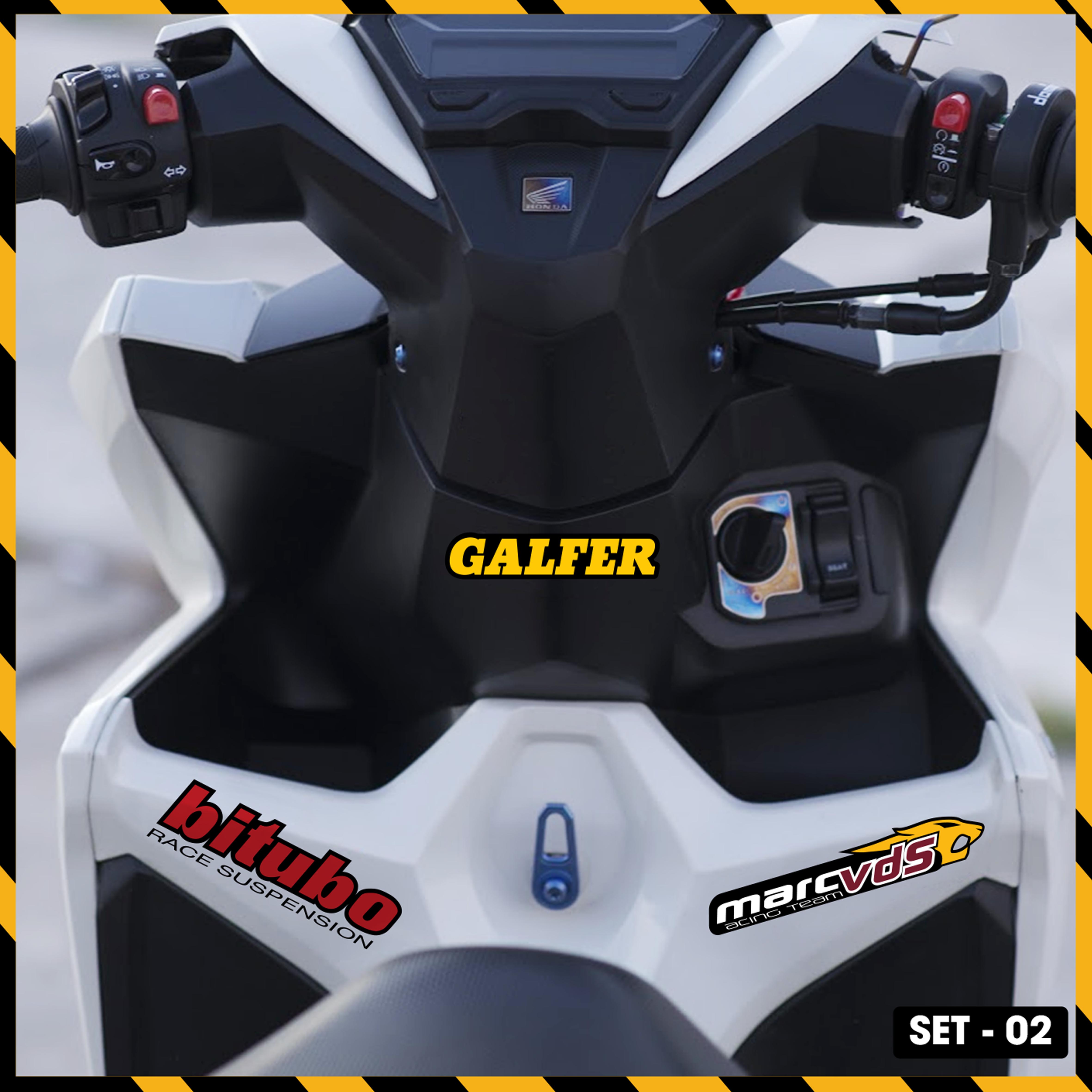 Sticker Dán Xe Máy, Xe Điện, Xe Đạp, Mũ Bảo Hiểm | SET-02