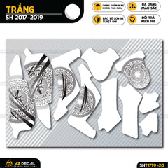 Tem trùm Trống đồng cho SH trắng