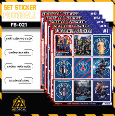 Sticker Dán Ô Tô, Xe Máy, Xe Điện, Xe Đạp, Mũ Bảo Hiểm | Football FB-021 PSG