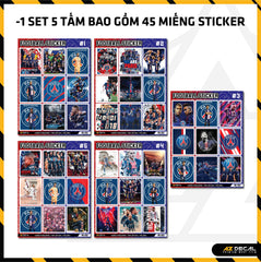 Sticker Dán Ô Tô, Xe Máy, Xe Điện, Xe Đạp, Mũ Bảo Hiểm | Football FB-021 PSG