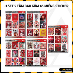 Sticker Dán Ô Tô, Xe Máy, Xe Điện, Xe Đạp, Mũ Bảo Hiểm | Football FB-022 ASSENAL