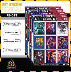 Sticker Dán Ô Tô, Xe Máy, Xe Điện, Xe Đạp, Mũ Bảo Hiểm | Football FB-023 BARCA
