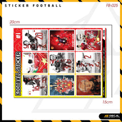 Sticker Dán Ô Tô, Xe Máy, Xe Điện, Xe Đạp, Mũ Bảo Hiểm | Football FB-025 VIETNAM