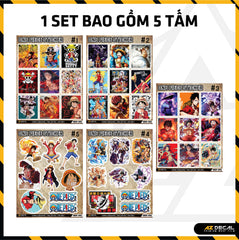 Sticker Dán Ô Tô, Xe Máy, Xe Điện, Xe Đạp, Mũ Bảo Hiểm | One Piece - ONEP002