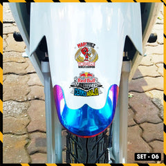 Sticker Dán Xe Máy, Xe Điện, Xe Đạp, Mũ Bảo Hiểm | SET-06