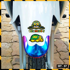 Sticker Dán Xe Máy, Xe Điện, Xe Đạp, Mũ Bảo Hiểm | SET-07