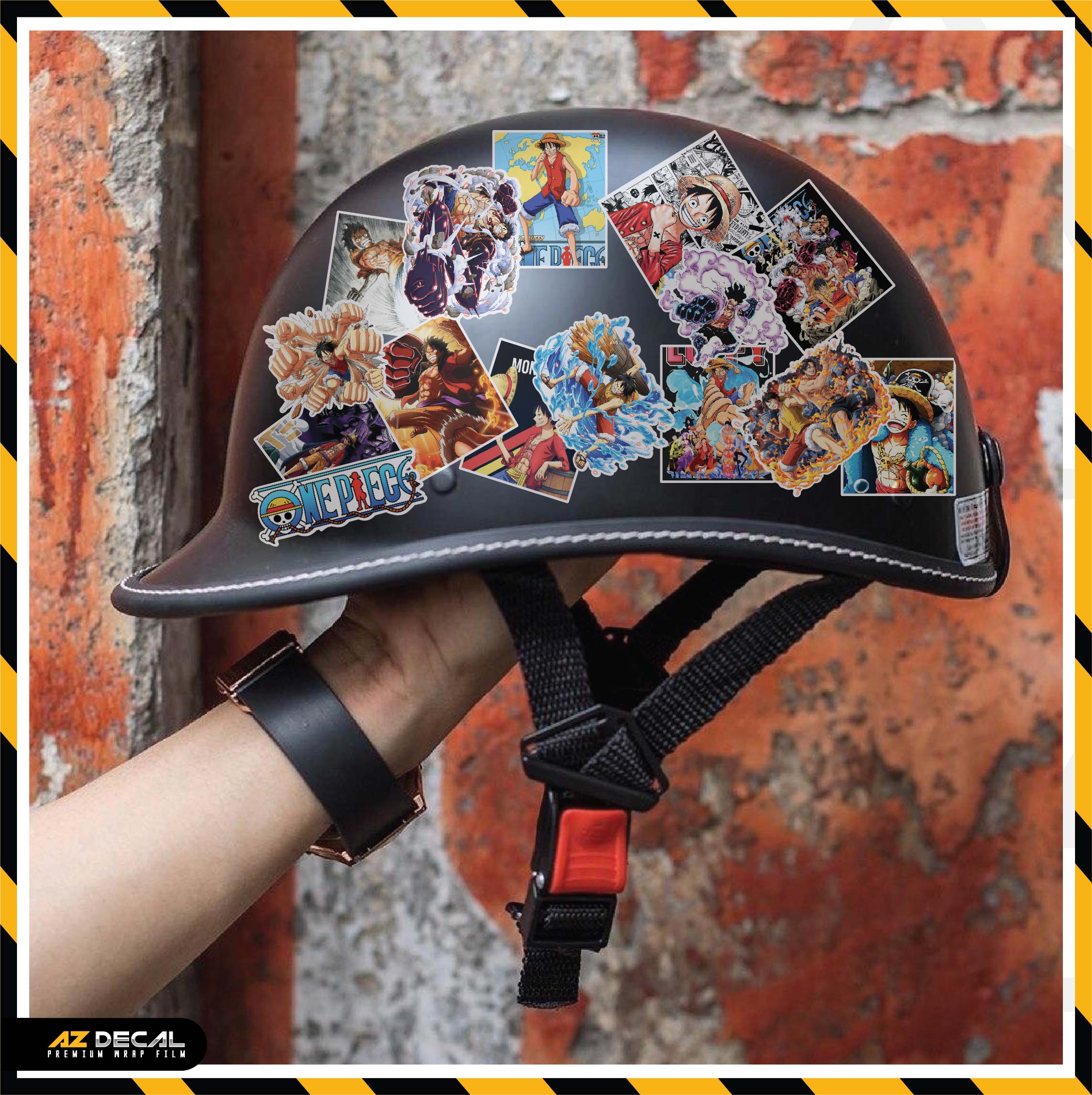 Sticker Dán Ô Tô, Xe Máy, Xe Điện, Xe Đạp, Mũ Bảo Hiểm | One Piece - ONEP002