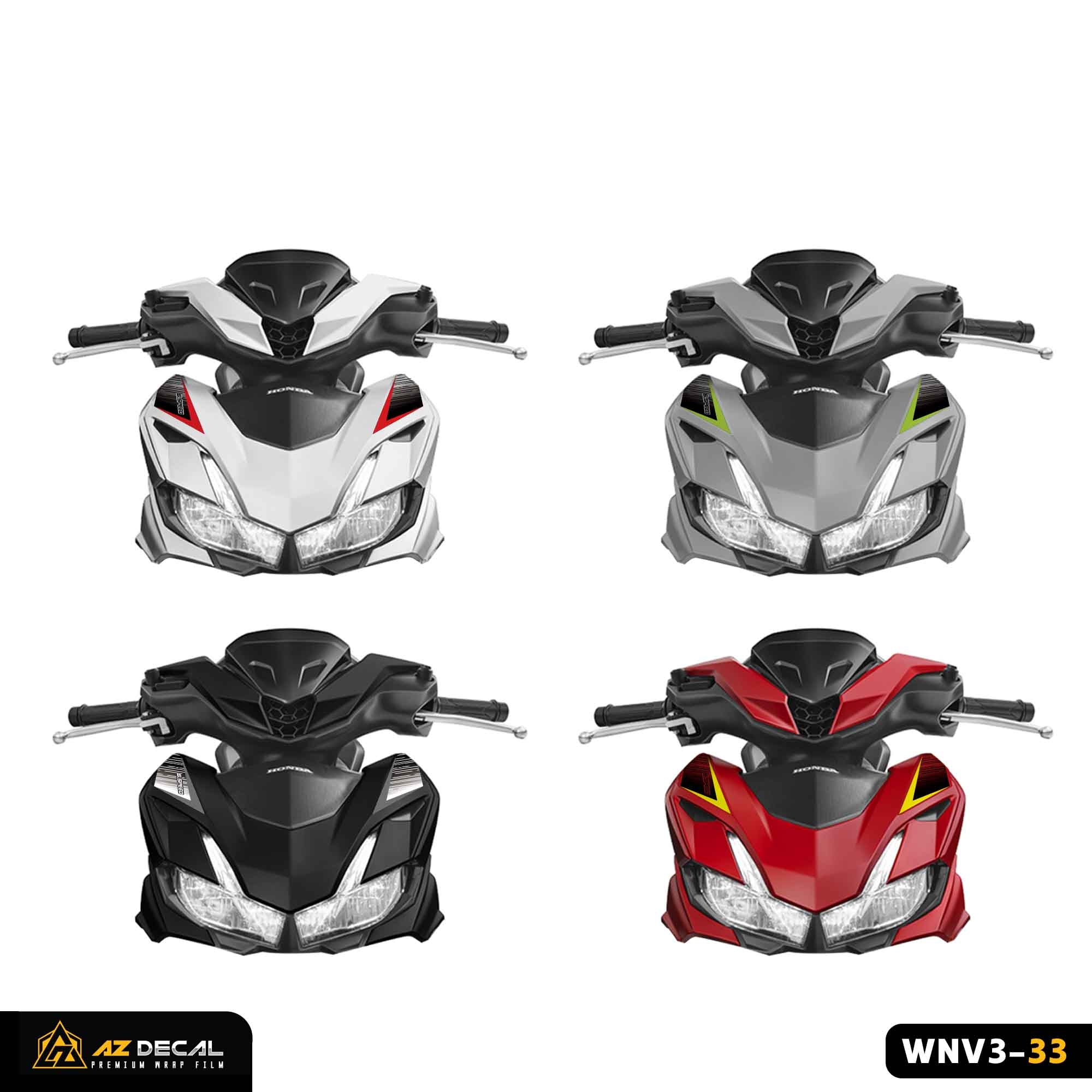 Decal dán mặt nạ xe Winner X v3