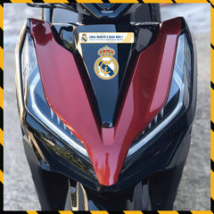 Sticker Dán Xe Máy, Xe Điện, Xe Đạp, Mũ Bảo Hiểm | Bóng Đá - Real Madrid