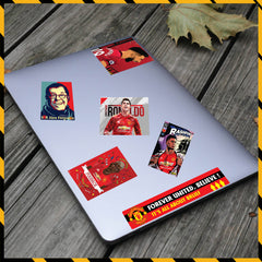 Sticker Dán Xe Máy, Xe Điện, Xe Đạp, Mũ Bảo Hiểm | Bóng Đá - Manchester United MU2