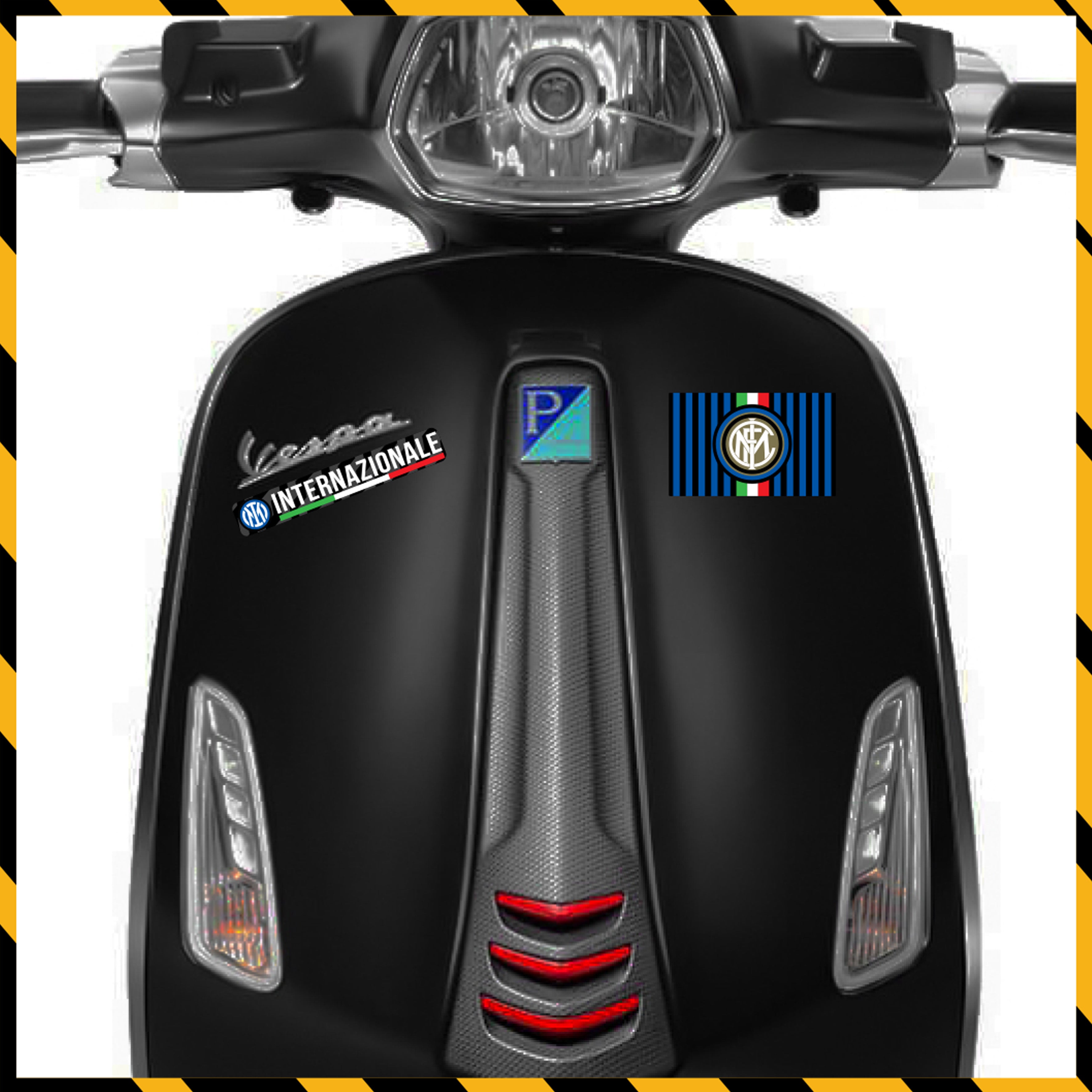 Sticker Dán Xe Máy, Xe Điện, Xe Đạp, Mũ Bảo Hiểm | Bóng Đá - Inter Milan