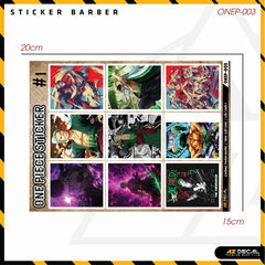 Sticker Dán Ô Tô, Xe Máy, Xe Điện, Xe Đạp, Mũ Bảo Hiểm | One Piece - ONEP003