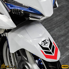 Tem Dè Trước Xe Máy | MD06 | Diamond 01