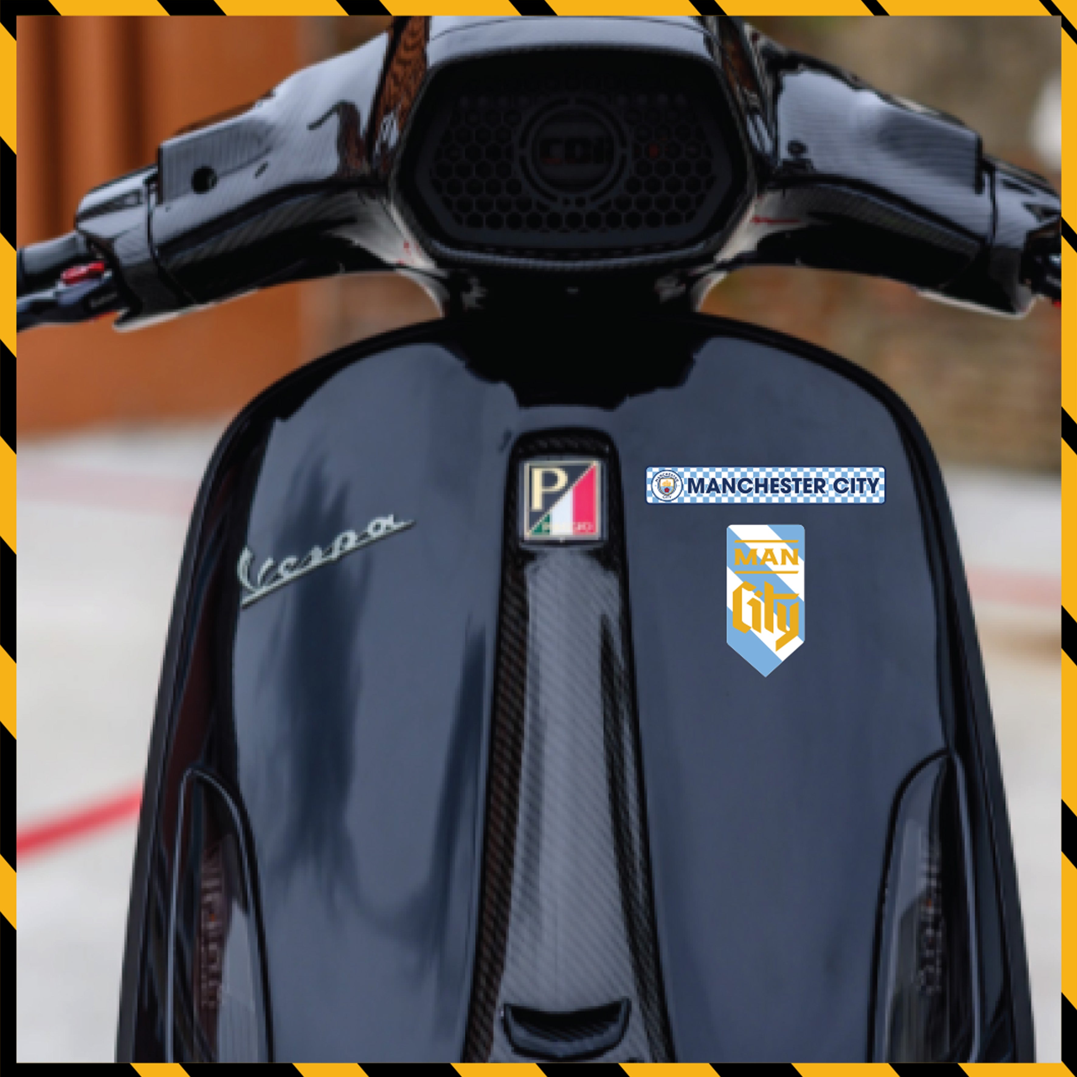 Sticker Dán Xe Máy, Xe Điện, Xe Đạp, Mũ Bảo Hiểm | Bóng Đá - Manchester City