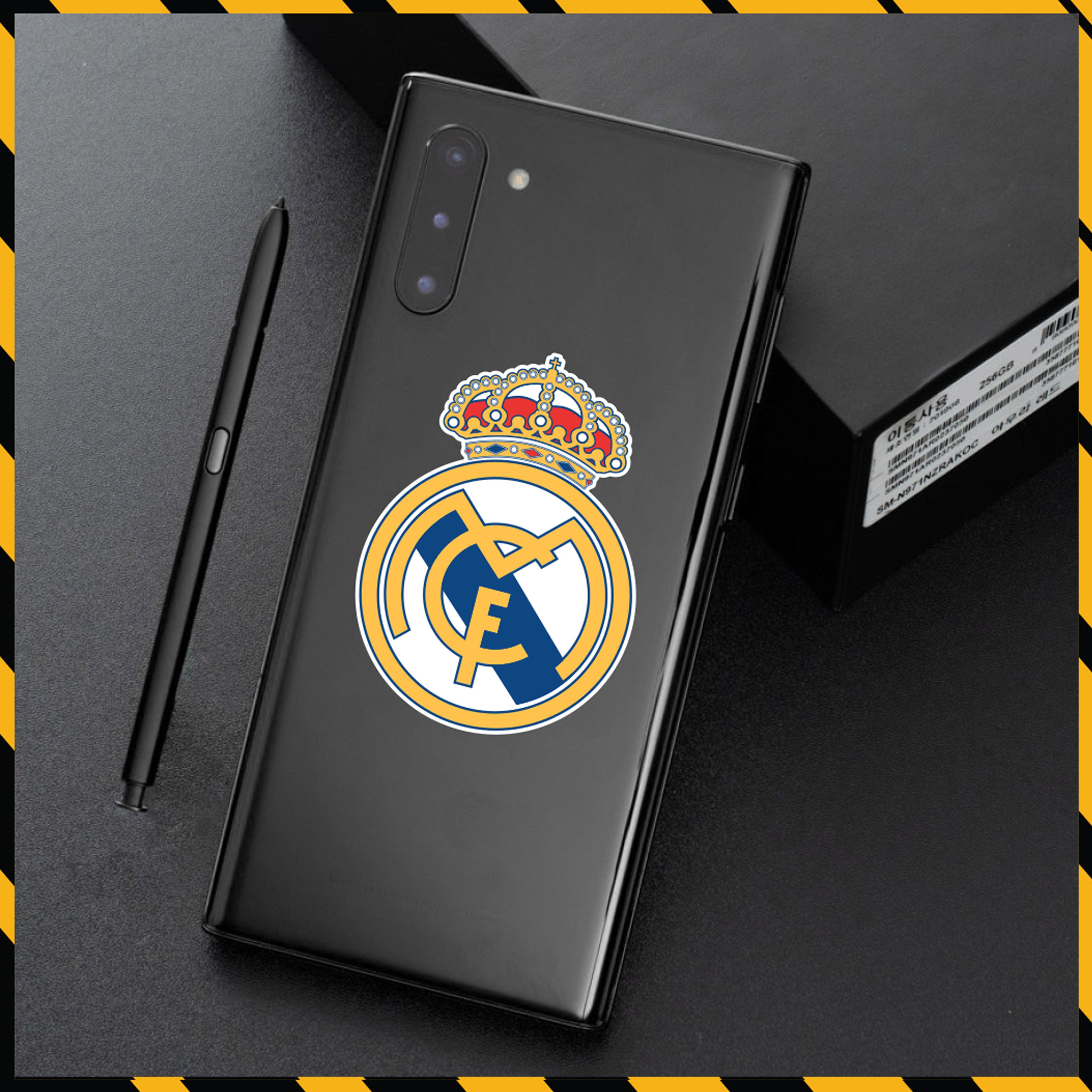 Sticker Dán Xe Máy, Xe Điện, Xe Đạp, Mũ Bảo Hiểm | Bóng Đá - Real Madrid