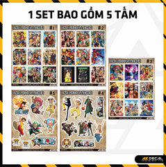 Sticker Dán Ô Tô, Xe Máy, Xe Điện, Xe Đạp, Mũ Bảo Hiểm | One Piece - ONEP004