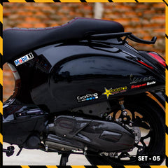 Sticker Dán Xe Máy, Xe Điện, Xe Đạp, Mũ Bảo Hiểm | SET-05