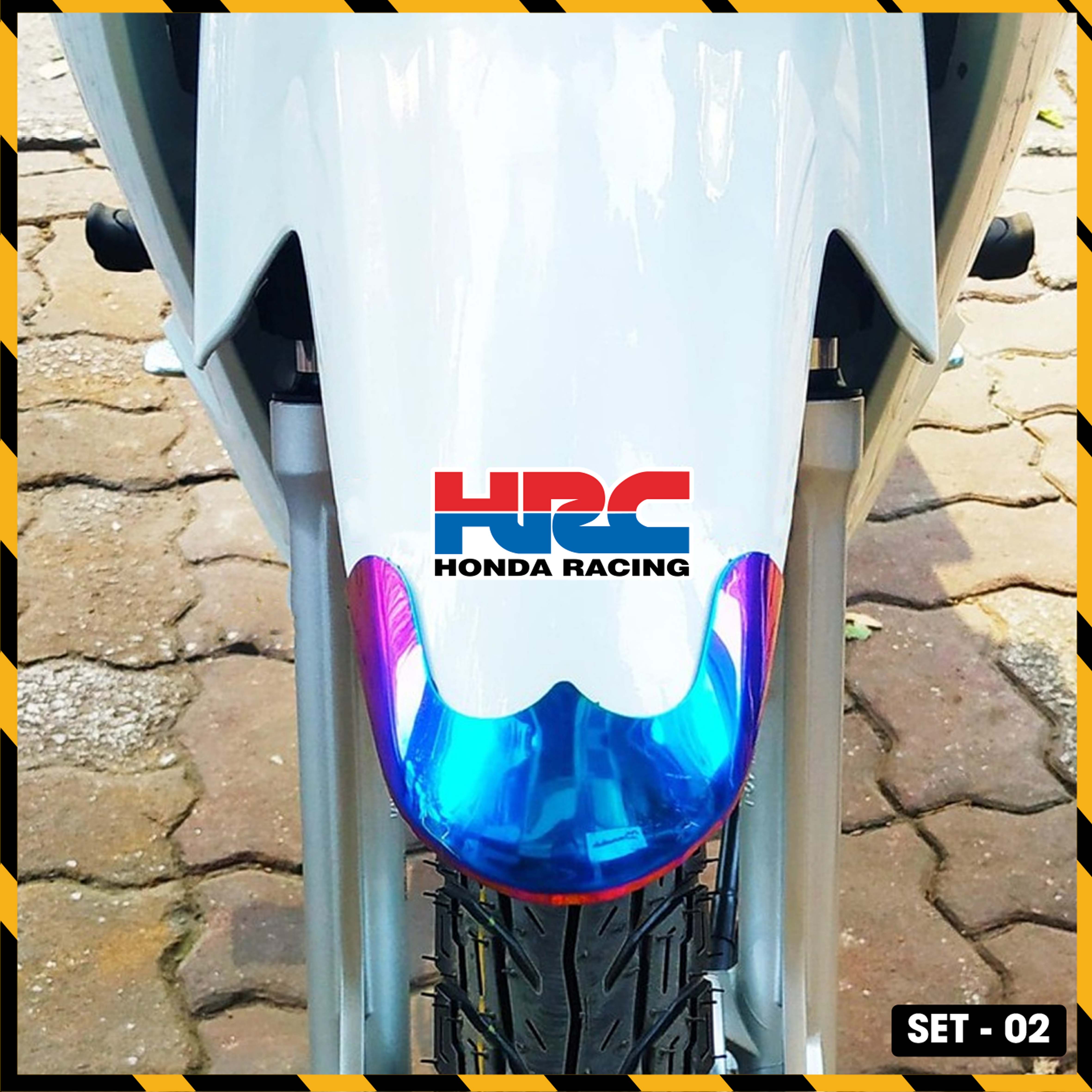 Sticker Dán Xe Máy, Xe Điện, Xe Đạp, Mũ Bảo Hiểm | SET-02