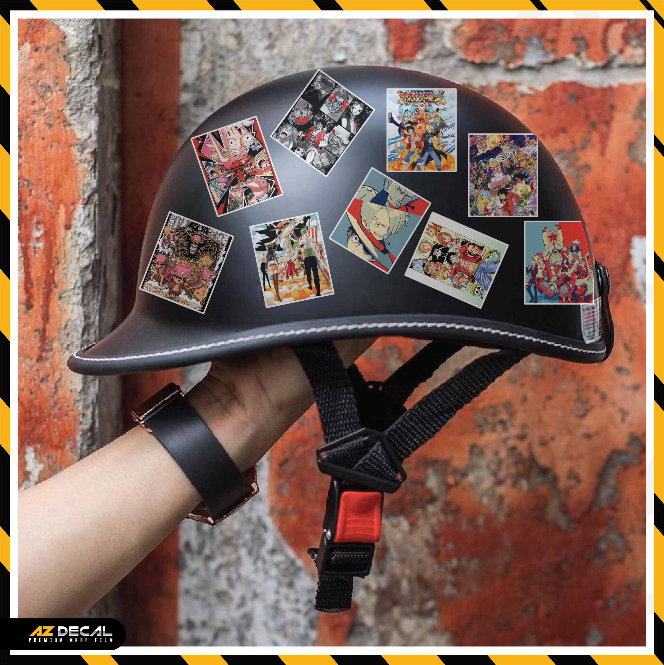 Sticker Dán Ô Tô, Xe Máy, Xe Điện, Xe Đạp, Mũ Bảo Hiểm | One Piece - ONEP005