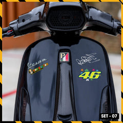 Sticker Dán Xe Máy, Xe Điện, Xe Đạp, Mũ Bảo Hiểm | SET-07