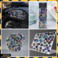 Sticker Dán Ô Tô, Xe Máy, Xe Điện, Xe Đạp, Mũ Bảo Hiểm | Football FB-005 MESSI