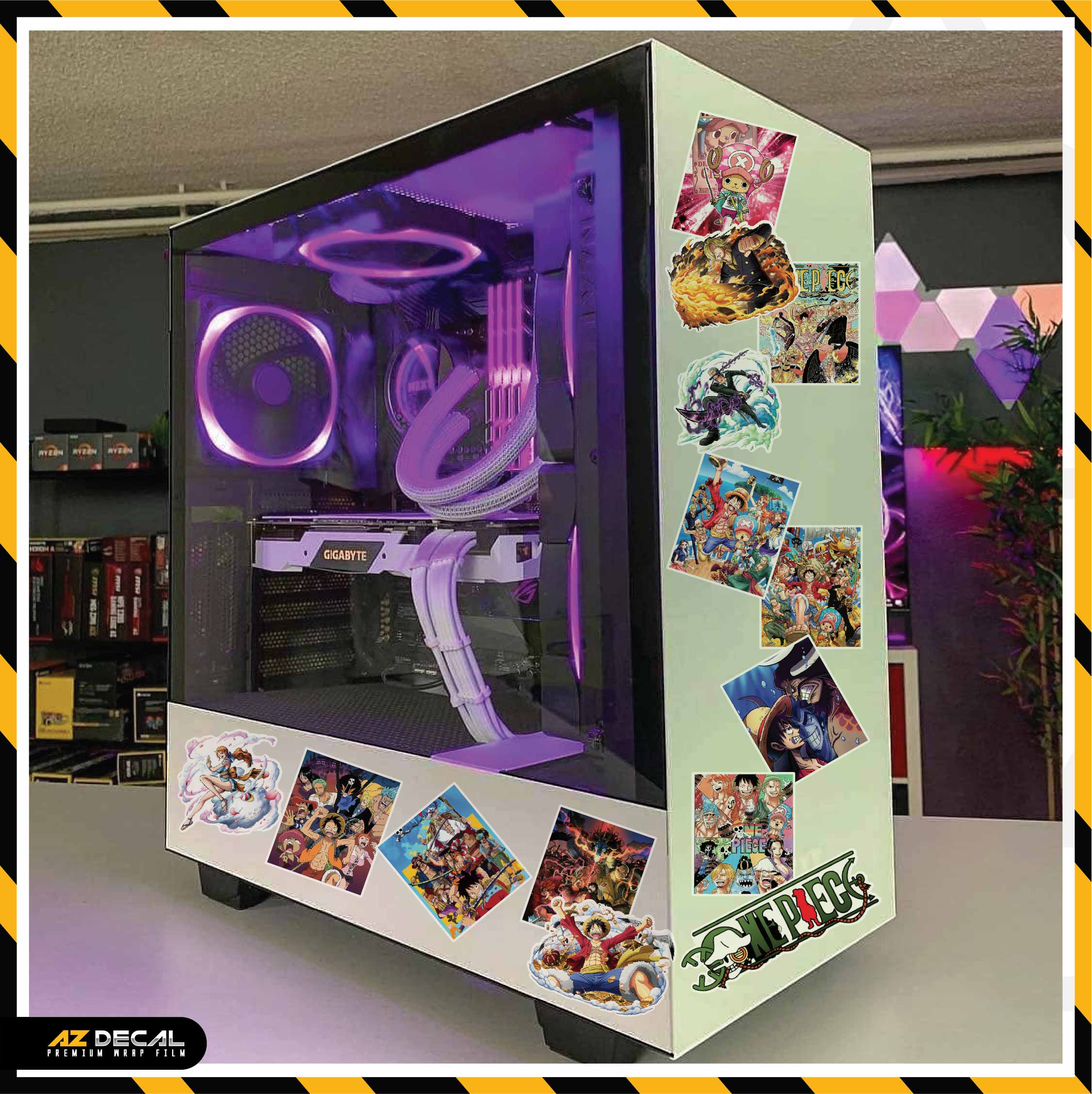 Sticker Dán Ô Tô, Xe Máy, Xe Điện, Xe Đạp, Mũ Bảo Hiểm | One Piece - ONEP006