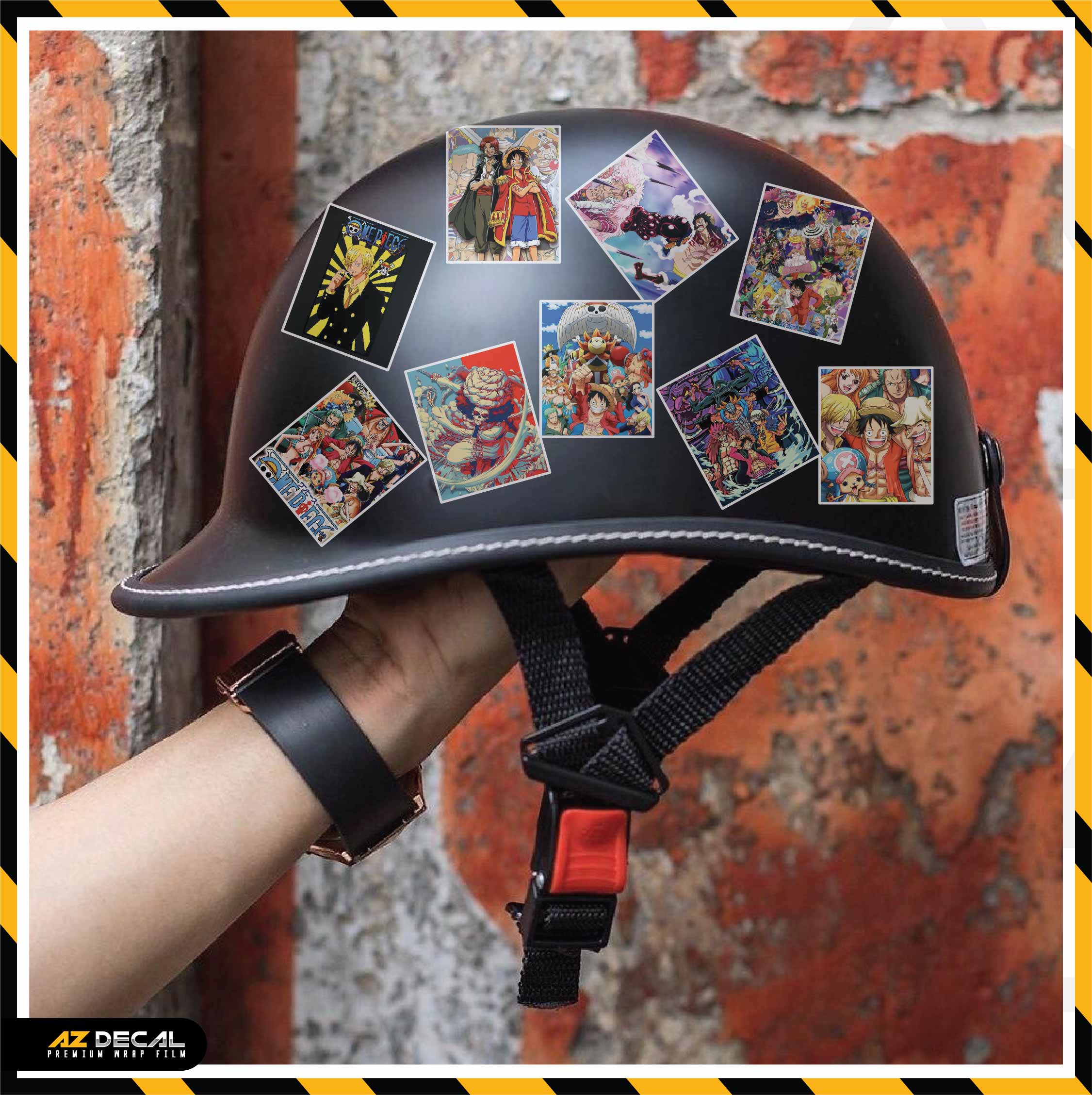 Sticker Dán Ô Tô, Xe Máy, Xe Điện, Xe Đạp, Mũ Bảo Hiểm | One Piece - ONEP007