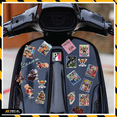 Sticker Dán Ô Tô, Xe Máy, Xe Điện, Xe Đạp, Mũ Bảo Hiểm | One Piece - ONEP008