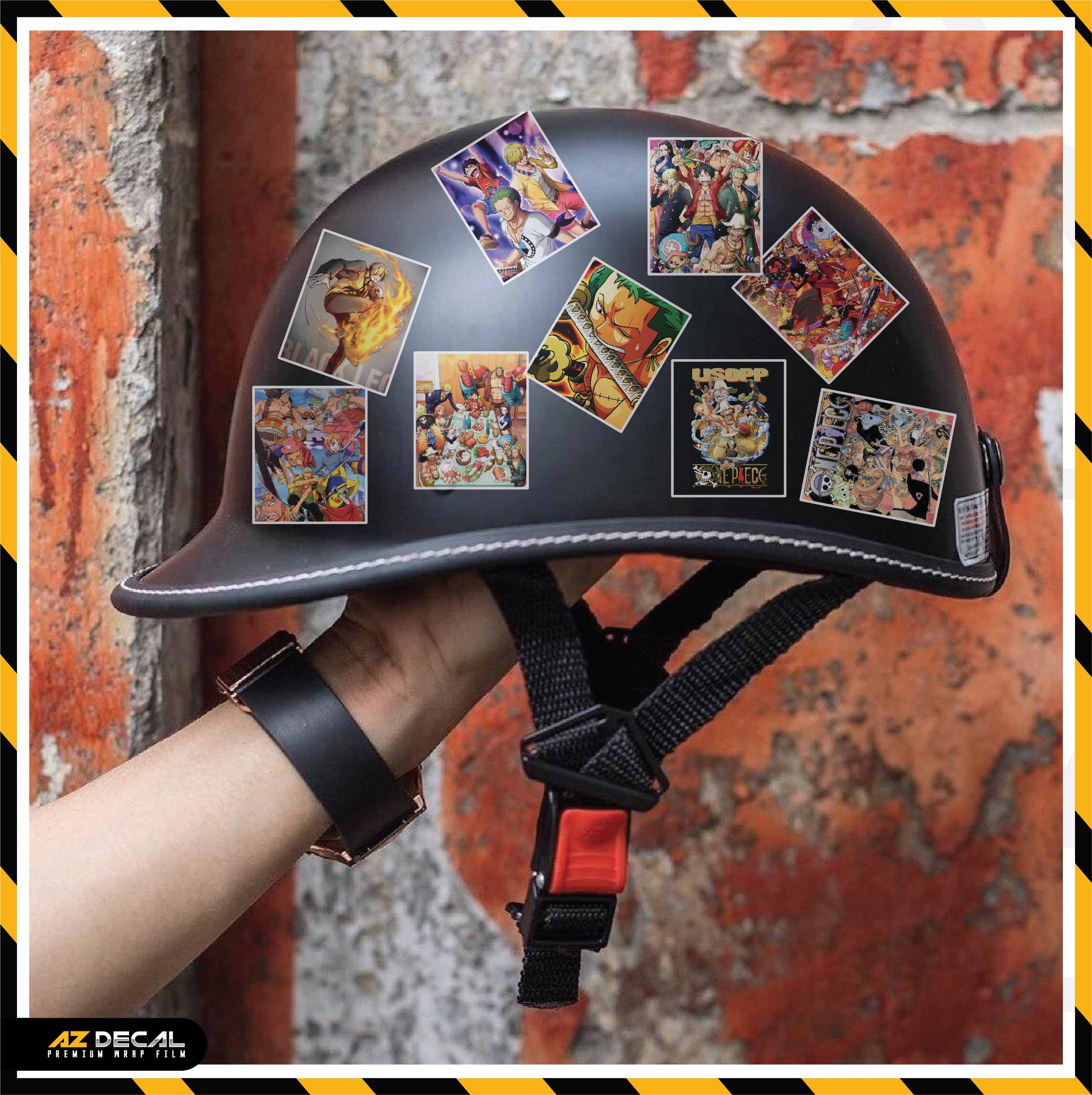 Sticker Dán Ô Tô, Xe Máy, Xe Điện, Xe Đạp, Mũ Bảo Hiểm | One Piece - ONEP008