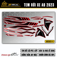 Tem Xe Air Blade 2023-2025 | AB2023-11 | Thiết Kế Cực Chất