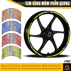 Tem Dán Vành Movistar Yamaha | TV27 | Phản Quang