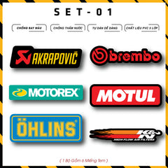 Sticker Dán Xe Máy, Xe Điện, Xe Đạp, Mũ Bảo Hiểm | LG01