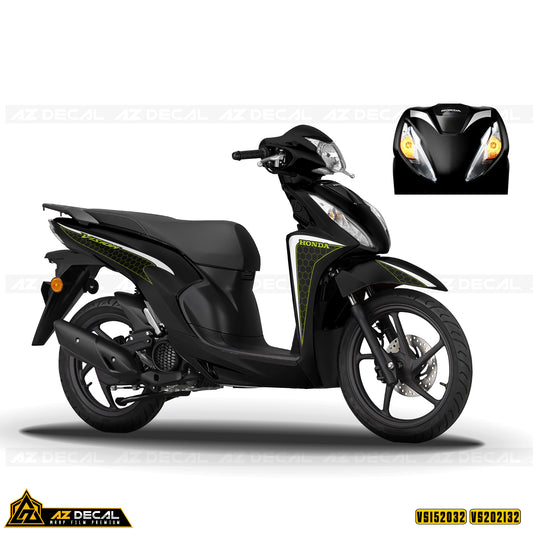 Tem Xe Vision | VS32 | Mẫu Matrix Cách Điệu