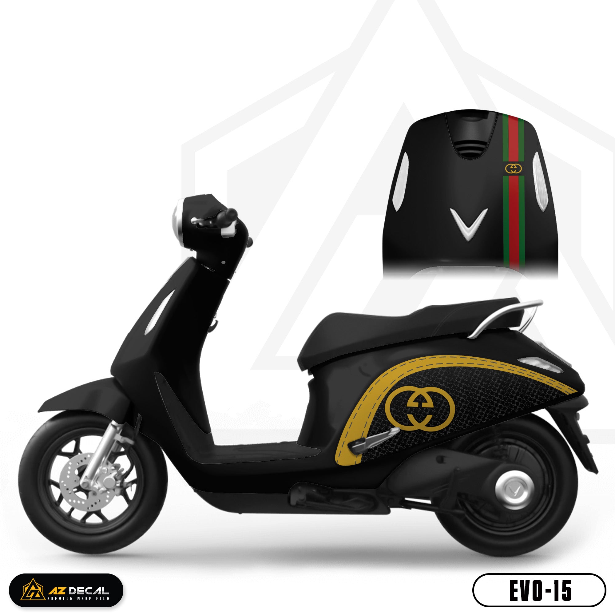 Tem Xe Evo 200 Mẫu Gucci