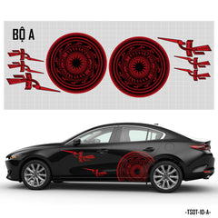 Tem Sườn Ô Tô | TSOT-10 | Thiết Kế Trống Đồng