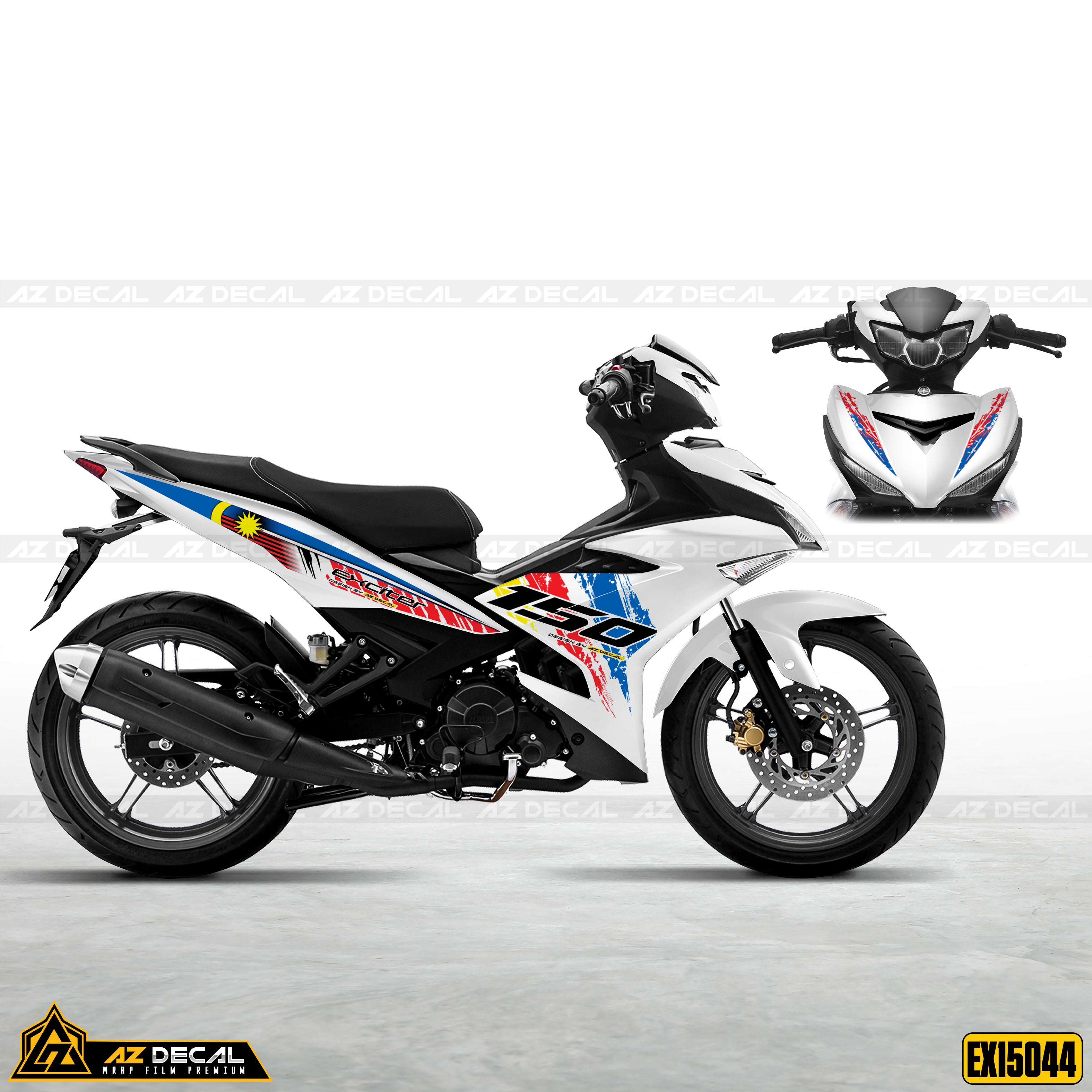 Tem xe Ex 150 mẫu Malaysia cực chất