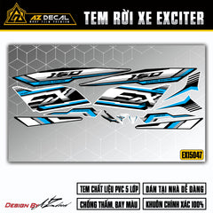 Tem Xe Exciter 150 | EX15047 | Phong Cách Thể Thao