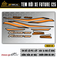 Tem xe Future 125 Fi cam trắng nền đen